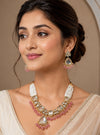 White Pink Long Necklaces