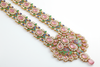 Pink Quartz Meenakari Kundan Long Necklace